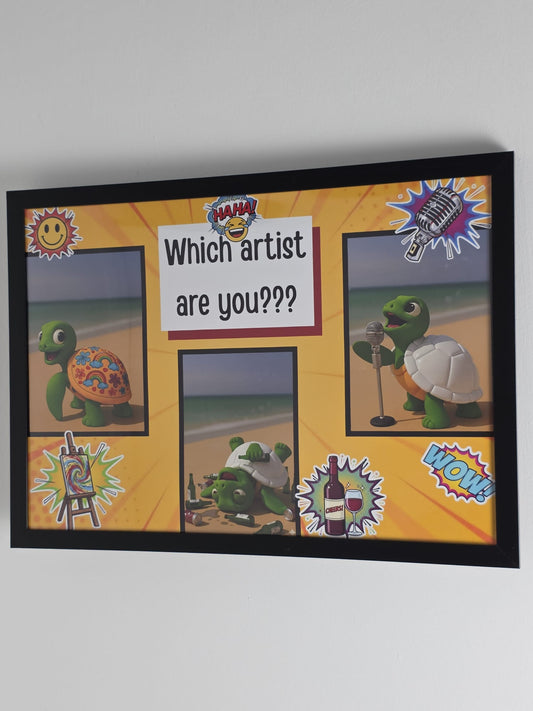 Noodle's Humorous Comic Character Artwork Print