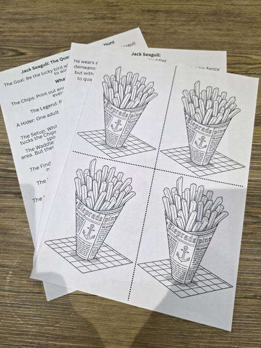 Jack Seagull: The Quacking Scavenger Hunt | Print-at-Home Party Game for Kids