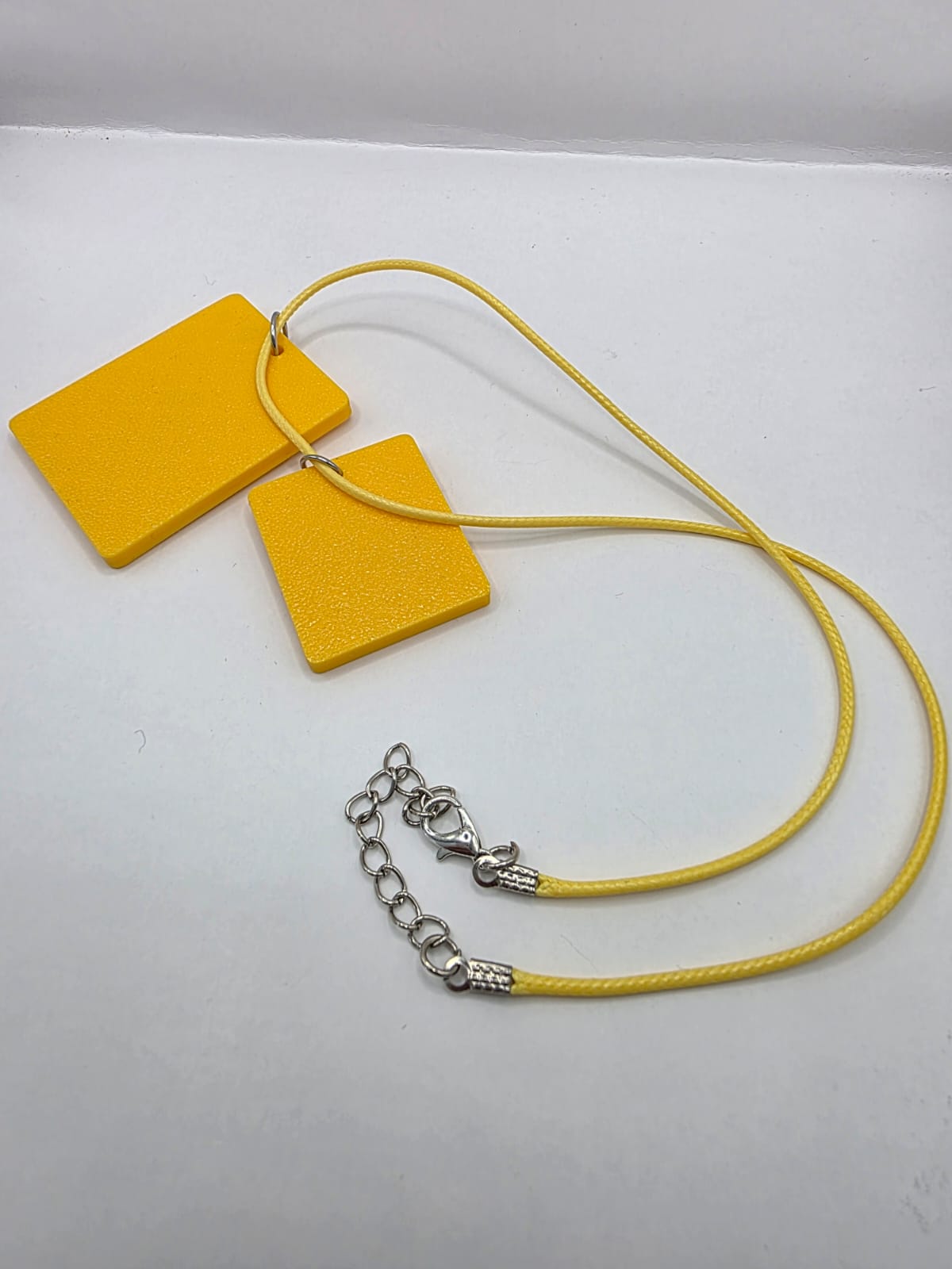 Fun Sandcastle Seaside Theme Lightweight Picture Necklace with Double Pendant. Save the Sandcastles