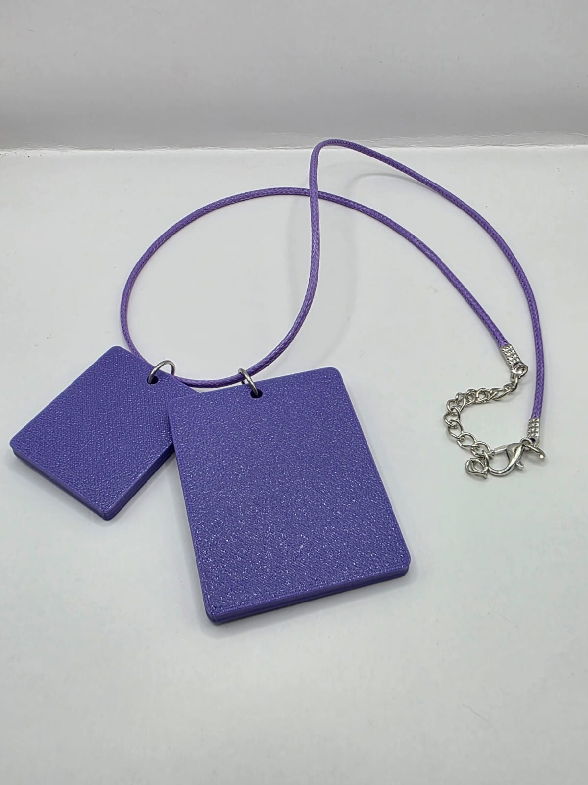 Fun Disco Jellyfish Seaside Theme Lightweight Picture Necklace with Double Pendant. Disco Diva