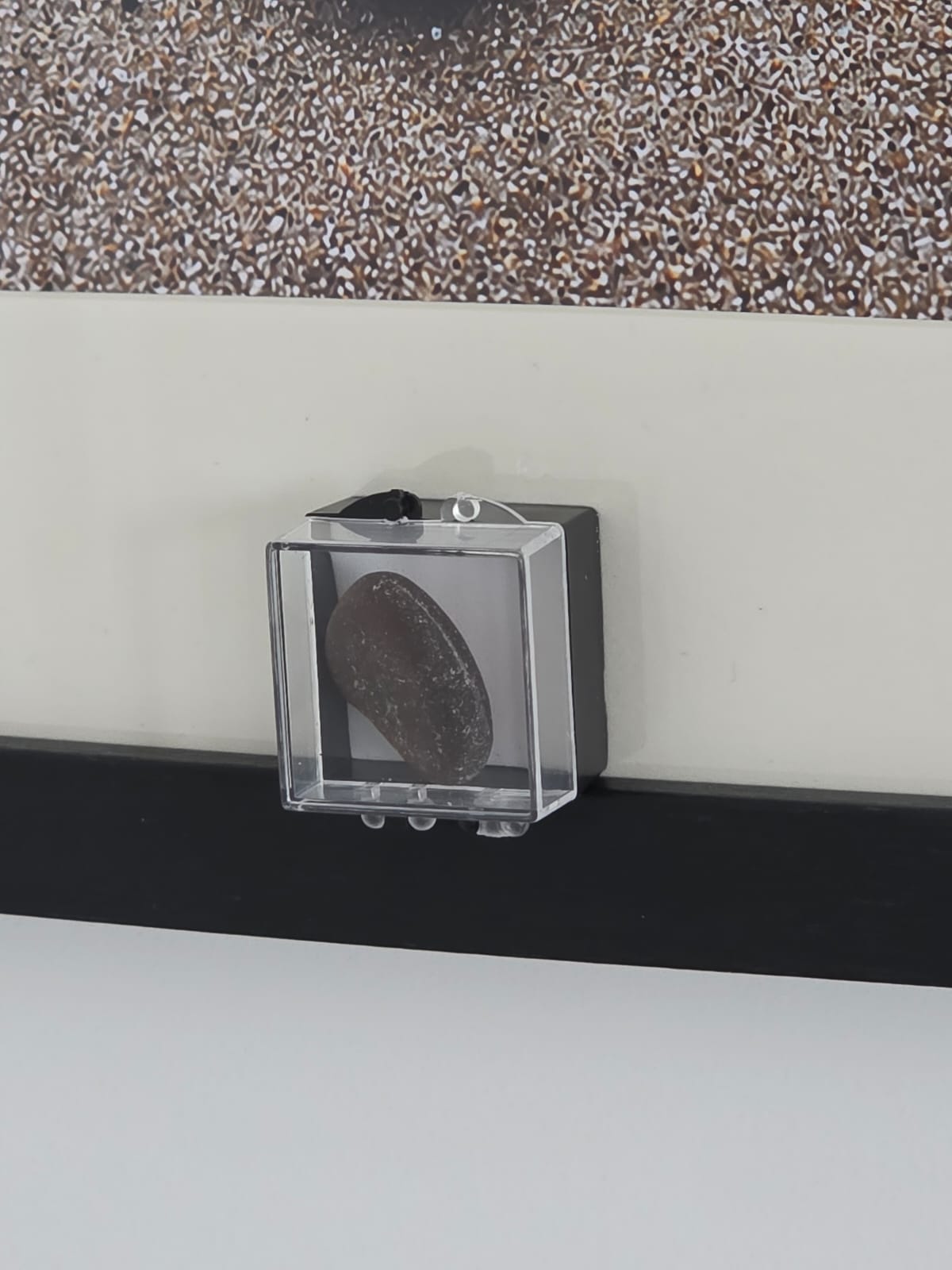 Sea Glass Photo Framed Art Picture with Actual Found Sea Glass in Display Box