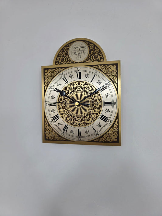 Vintage Clock Dial with silent battery mechanism Wall Clock