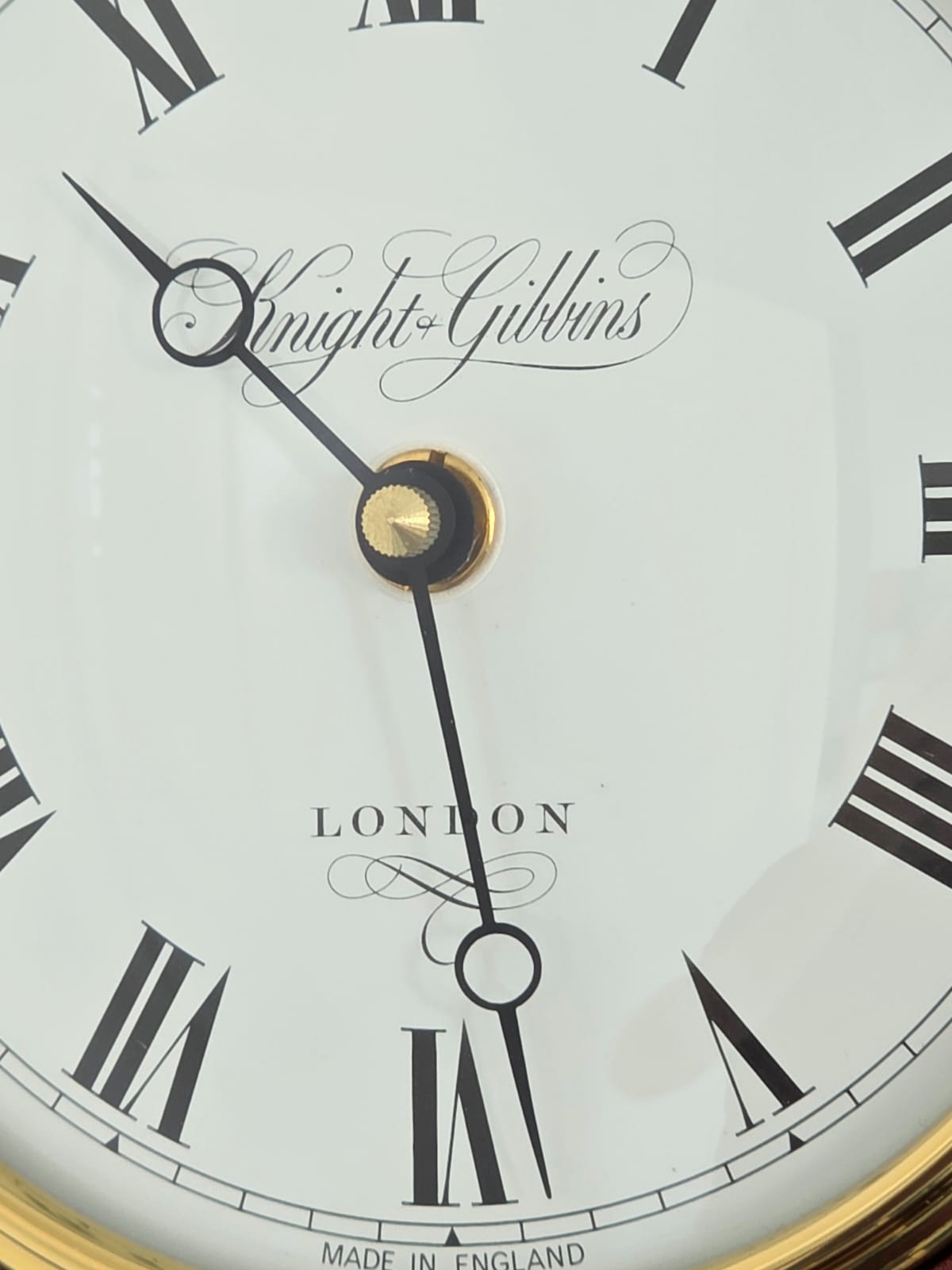 Knight + Gibbins Wall Clock made in England, London.
