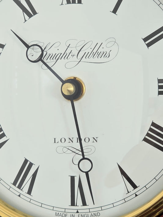 Knight + Gibbins Wall Clock made in England, London.