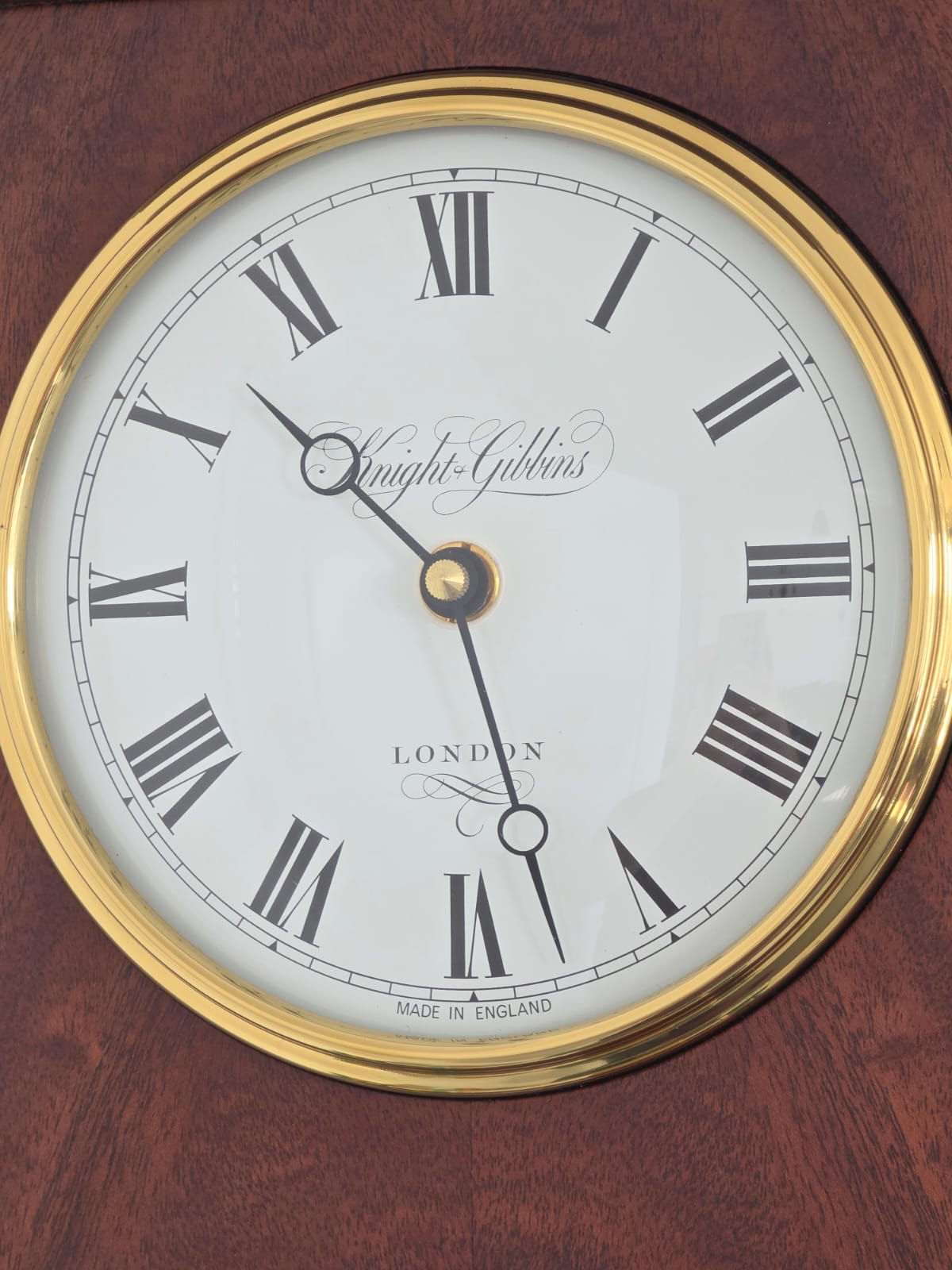 Knight + Gibbins Wall Clock made in England, London.