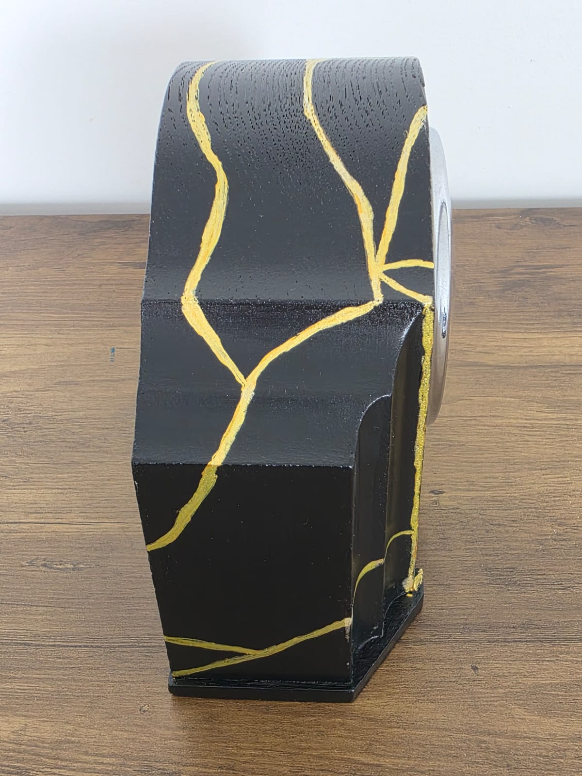 Kintsugi Style Refurbished Vintage Mantle Clock