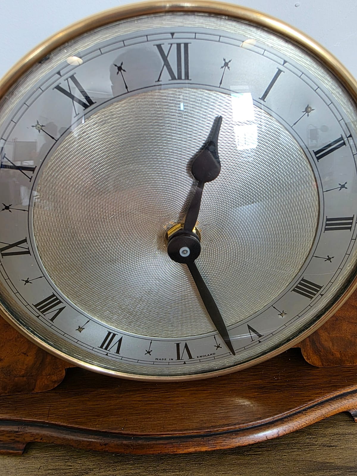 Vintage Refurbished Upcycled Mantle Clock