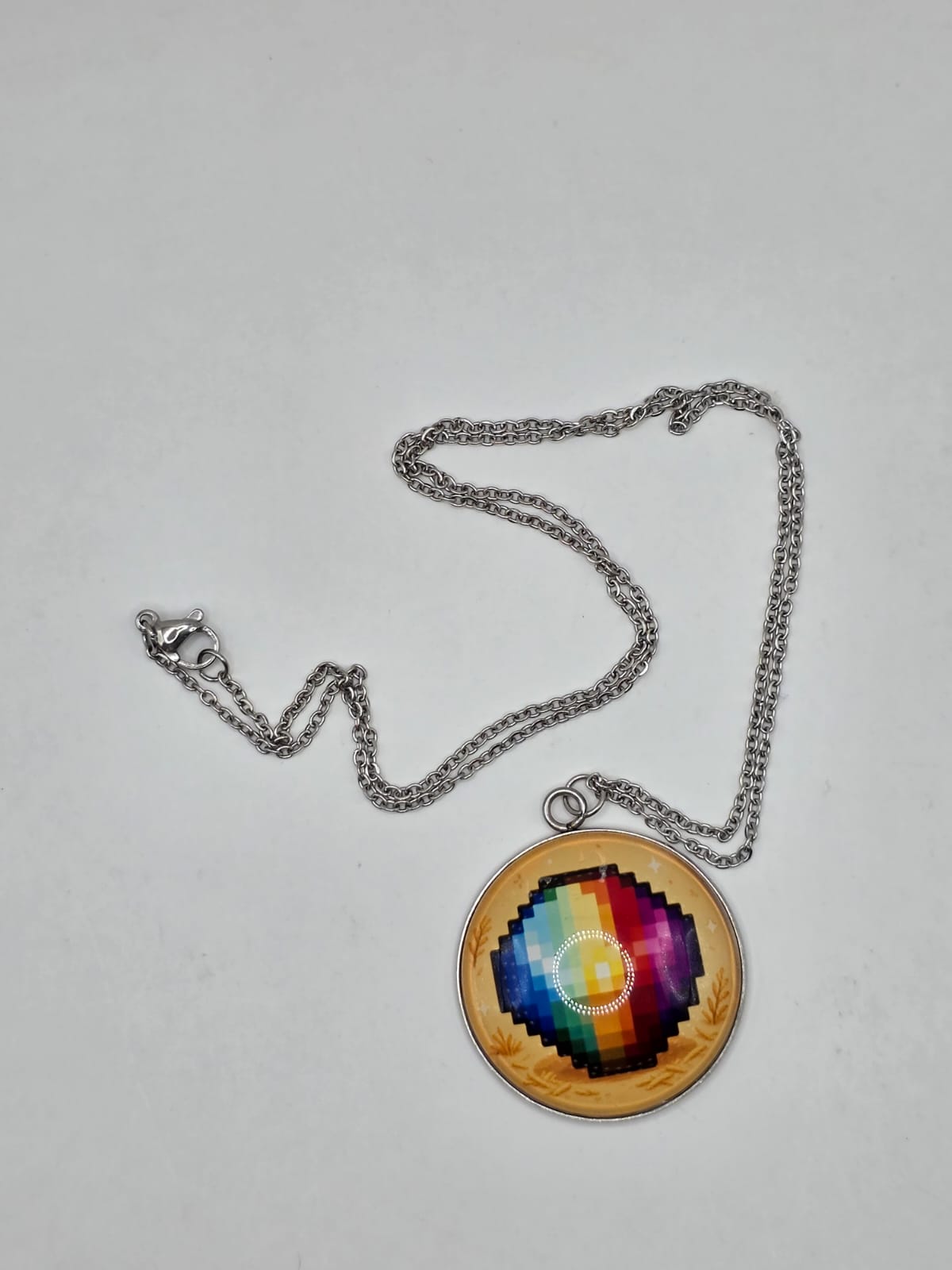Stardew Valley Inspired Prismatic Shard 30mm Pendant Necklace
