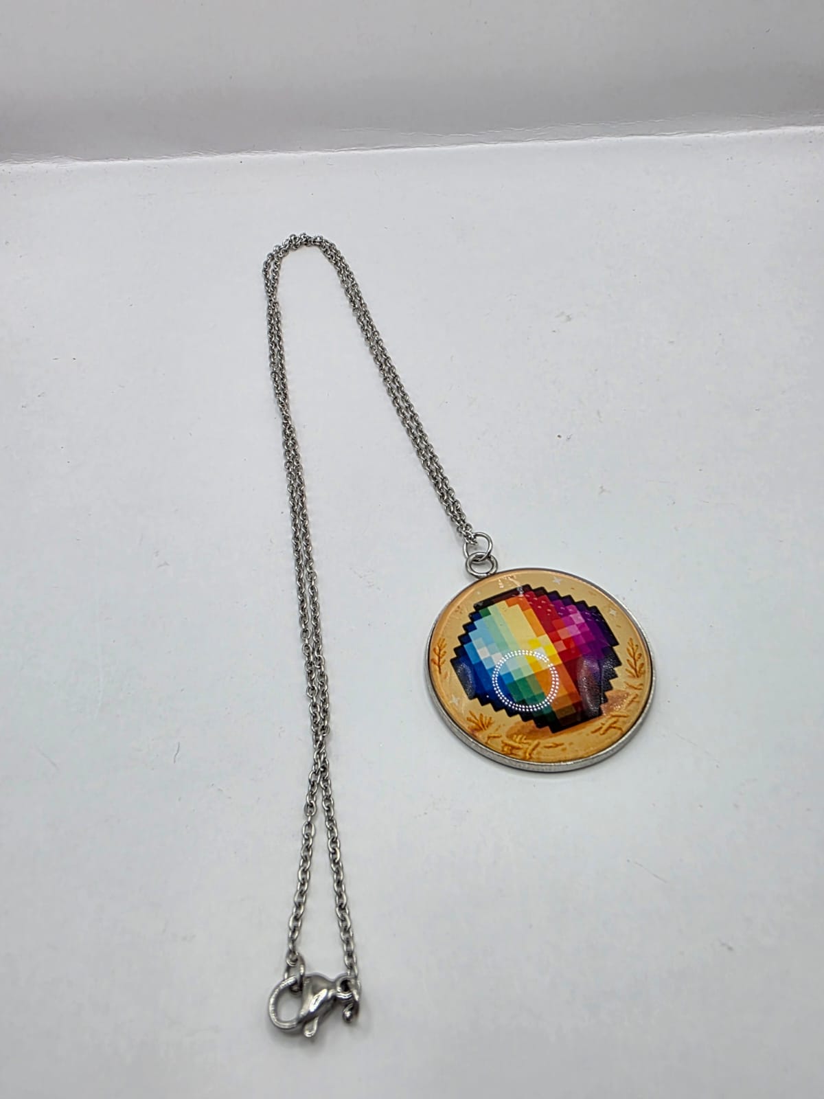 Stardew Valley Inspired Prismatic Shard 30mm Pendant Necklace
