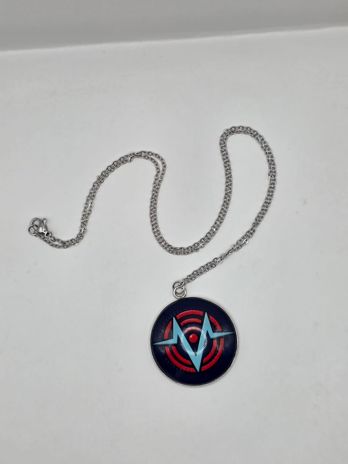 Hazbin Hotel Inspired VoxTek Logo 30 mm Pendant Necklace