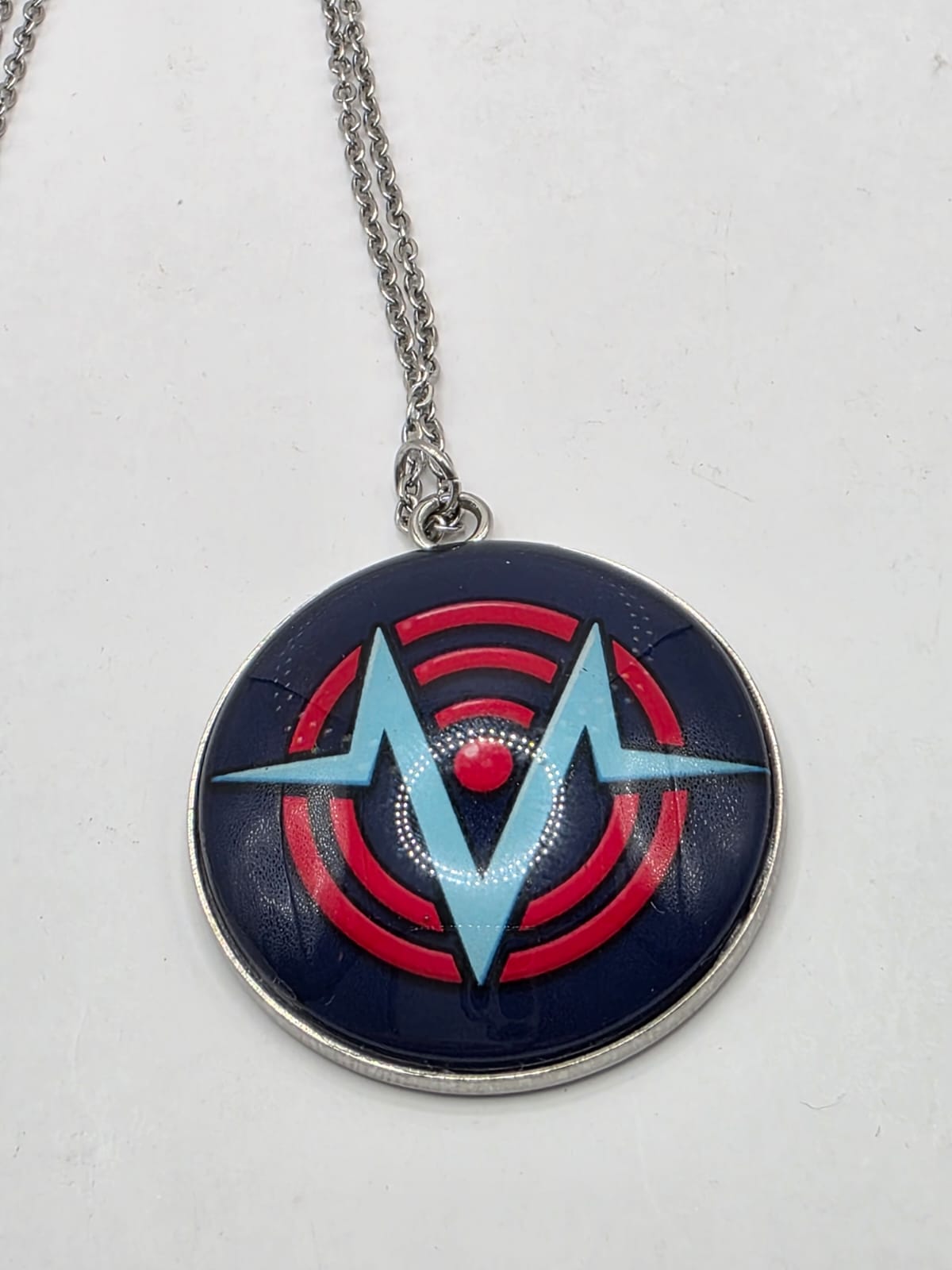 Hazbin Hotel Inspired VoxTek Logo 30 mm Pendant Necklace