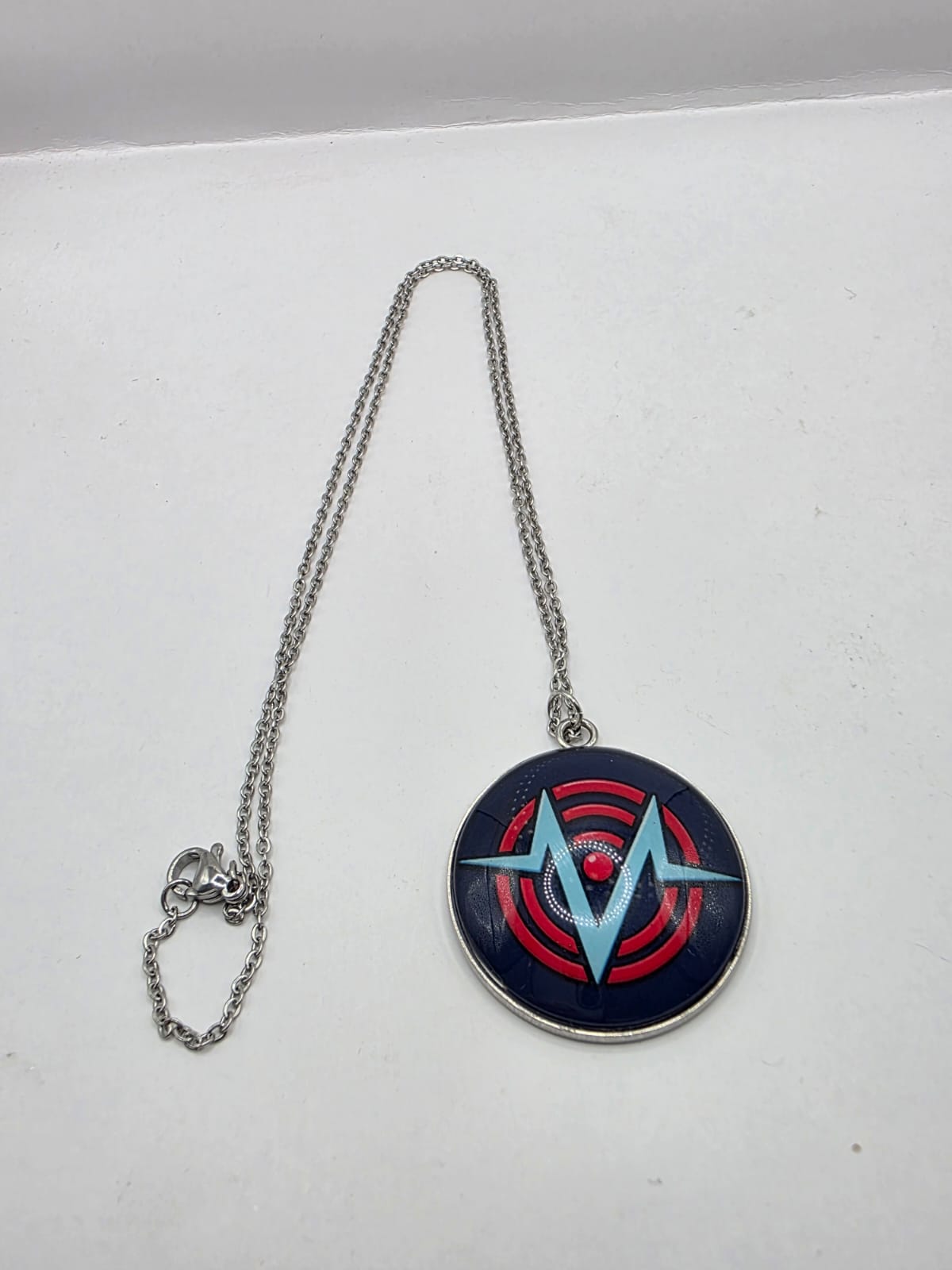 Hazbin Hotel Inspired VoxTek Logo 30 mm Pendant Necklace