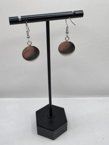 Stardew Valley Inspired Blue & Green Junimo 14 mm Dangle Earrings