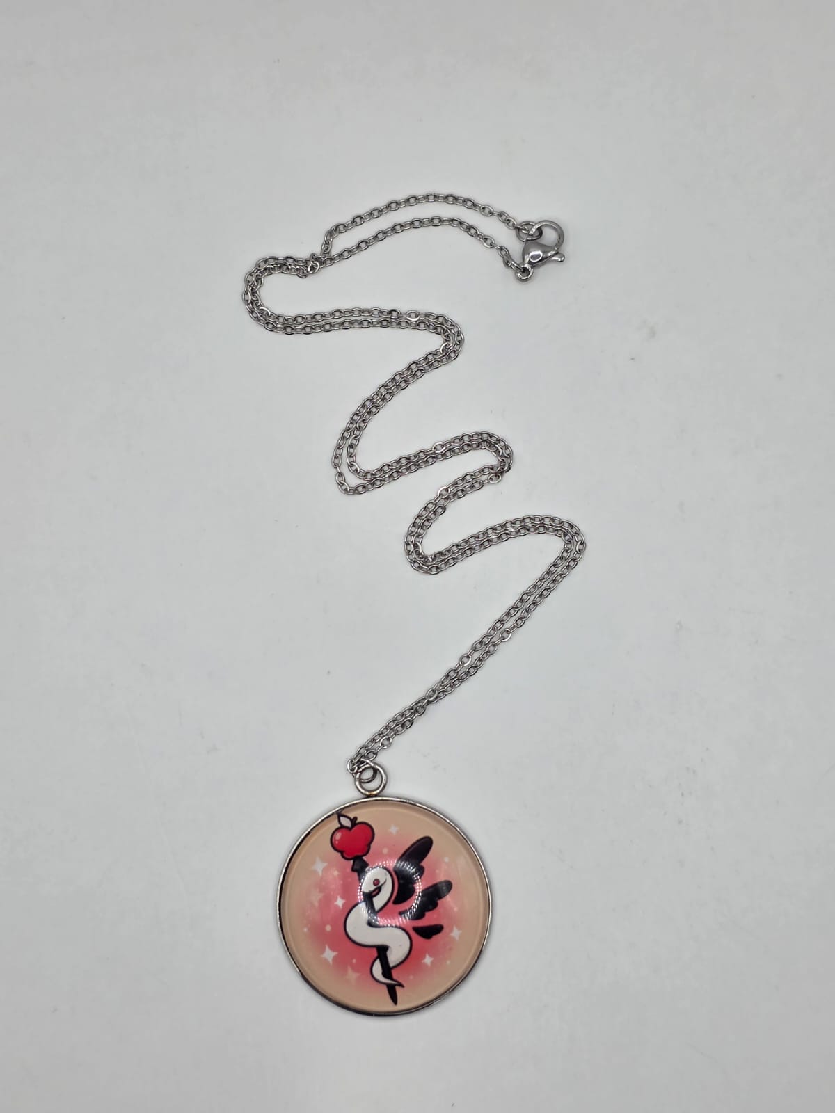 Hazbin Hotel Inspired Lucifer's Staff 30 mm Pendant Necklace