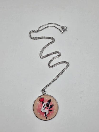 Hazbin Hotel Inspired Lucifer's Staff 30 mm Pendant Necklace