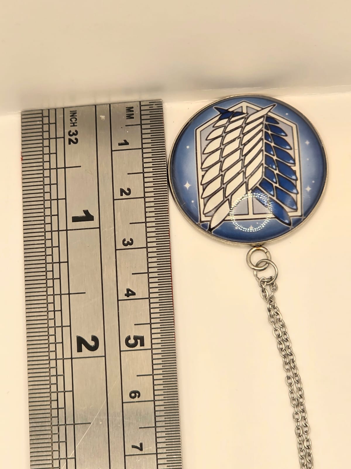 Attack on Titan Inspired Wings of Freedom 30 mm Pendant Necklace