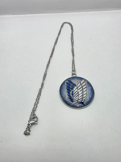 Attack on Titan Inspired Wings of Freedom 30 mm Pendant Necklace