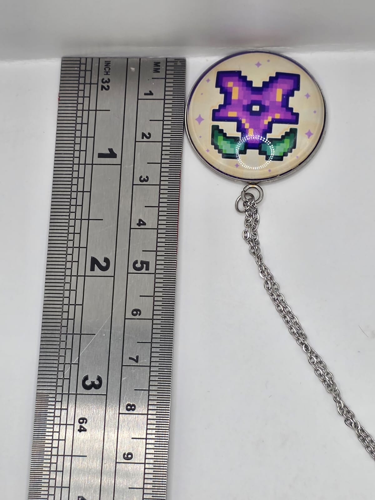 Stardew Valley Inspired Stardrop 30 mm Pendant Necklace