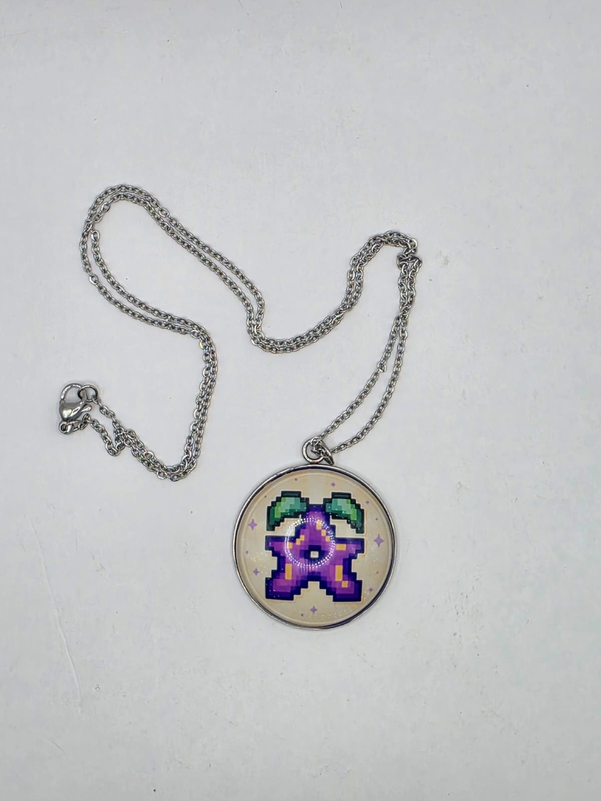 Stardew Valley Inspired Stardrop 30 mm Pendant Necklace