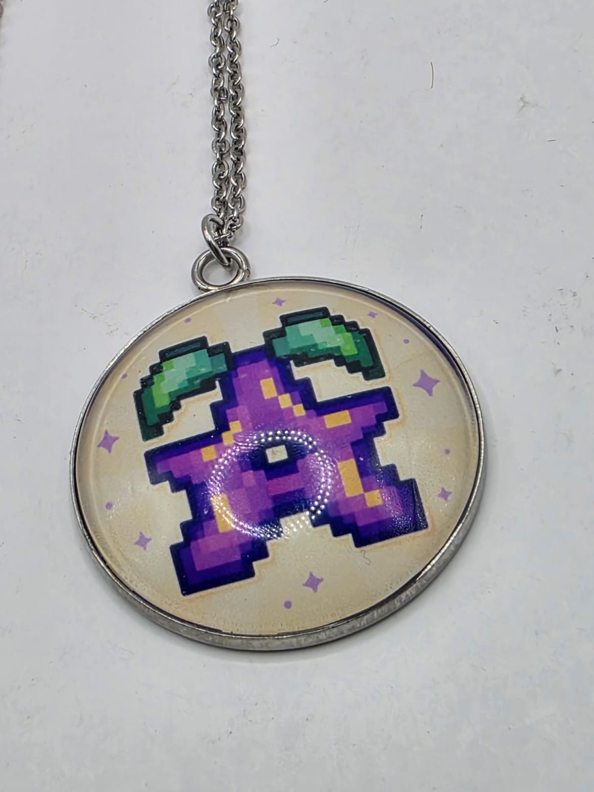 Stardew Valley Inspired Stardrop 30 mm Pendant Necklace