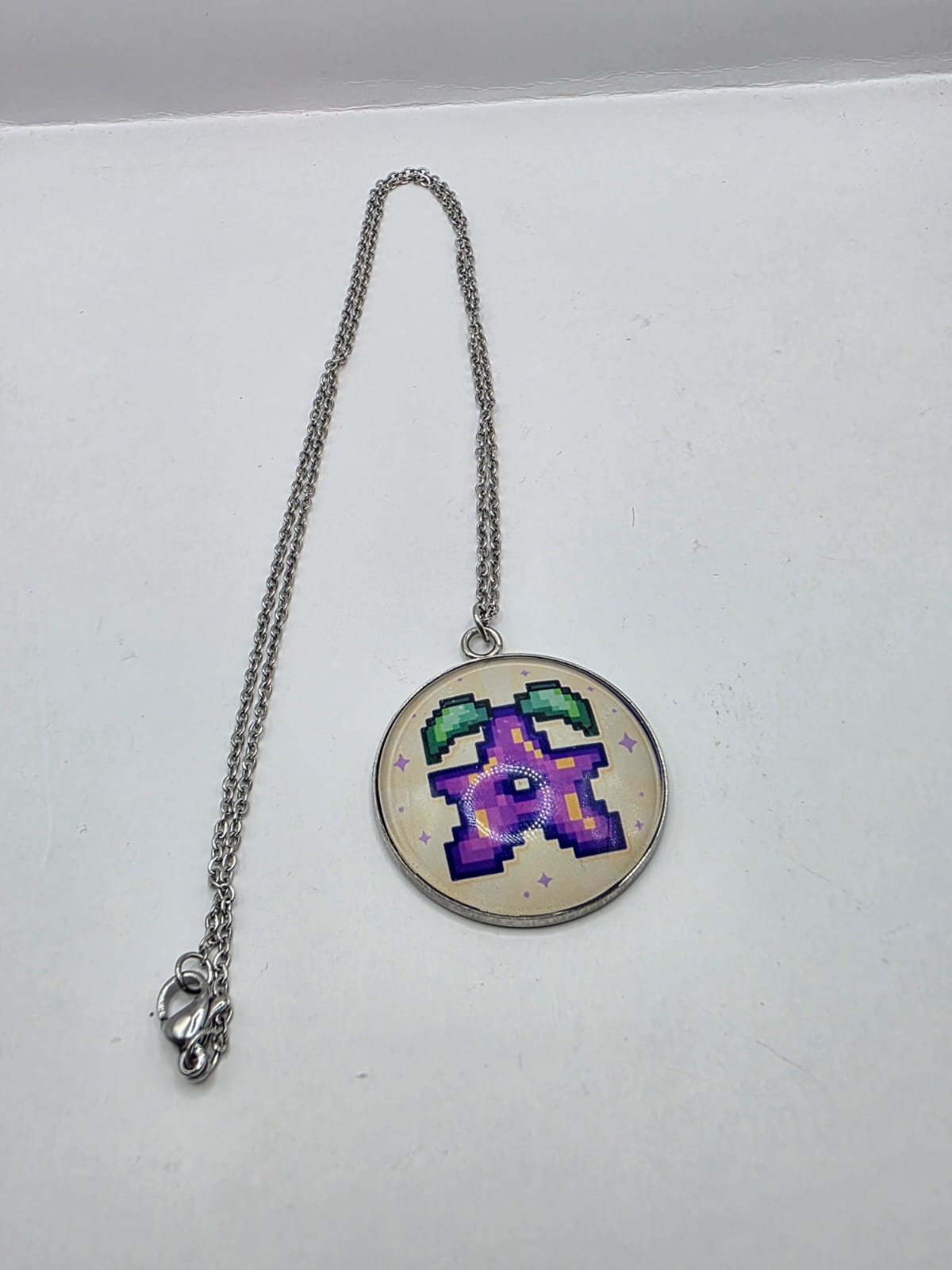 Stardew Valley Inspired Stardrop 30 mm Pendant Necklace