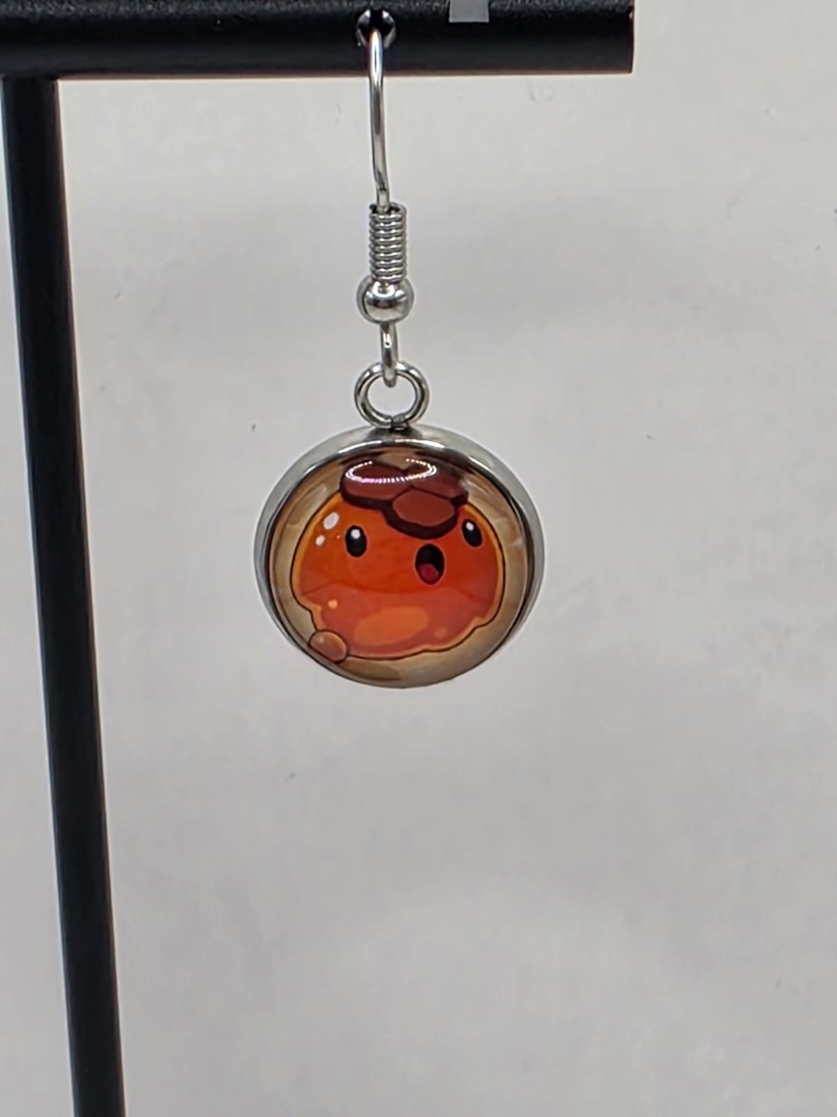 Slime Rancher Inspired Phosphor Slime & Honey Slime 14 mm Dangle Earrings