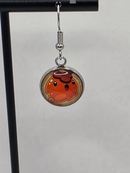 Slime Rancher Inspired Phosphor Slime & Honey Slime 14 mm Dangle Earrings