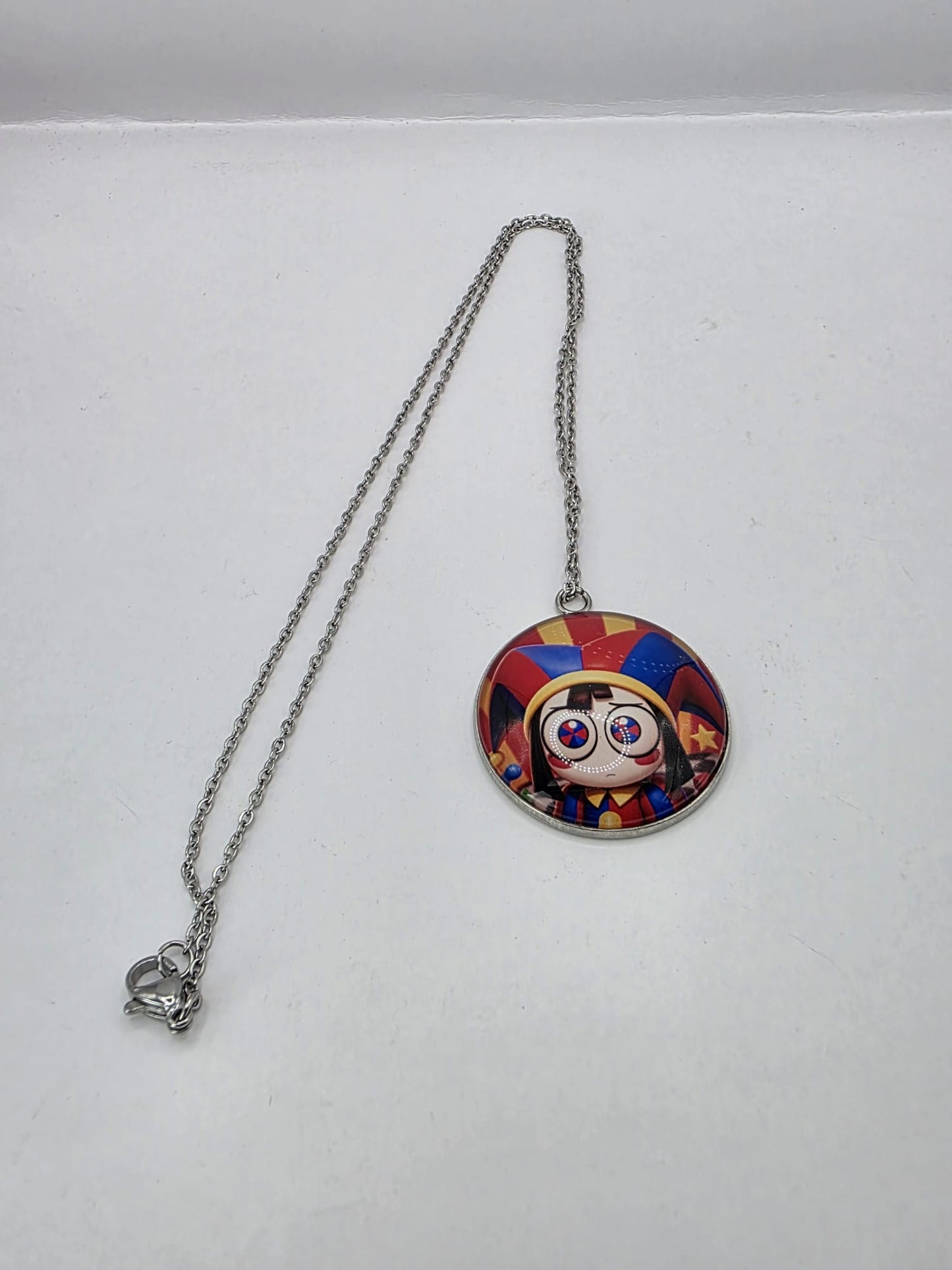 The Amazing Digital Circus Inspired Pomni 30 mm Pendant Necklace