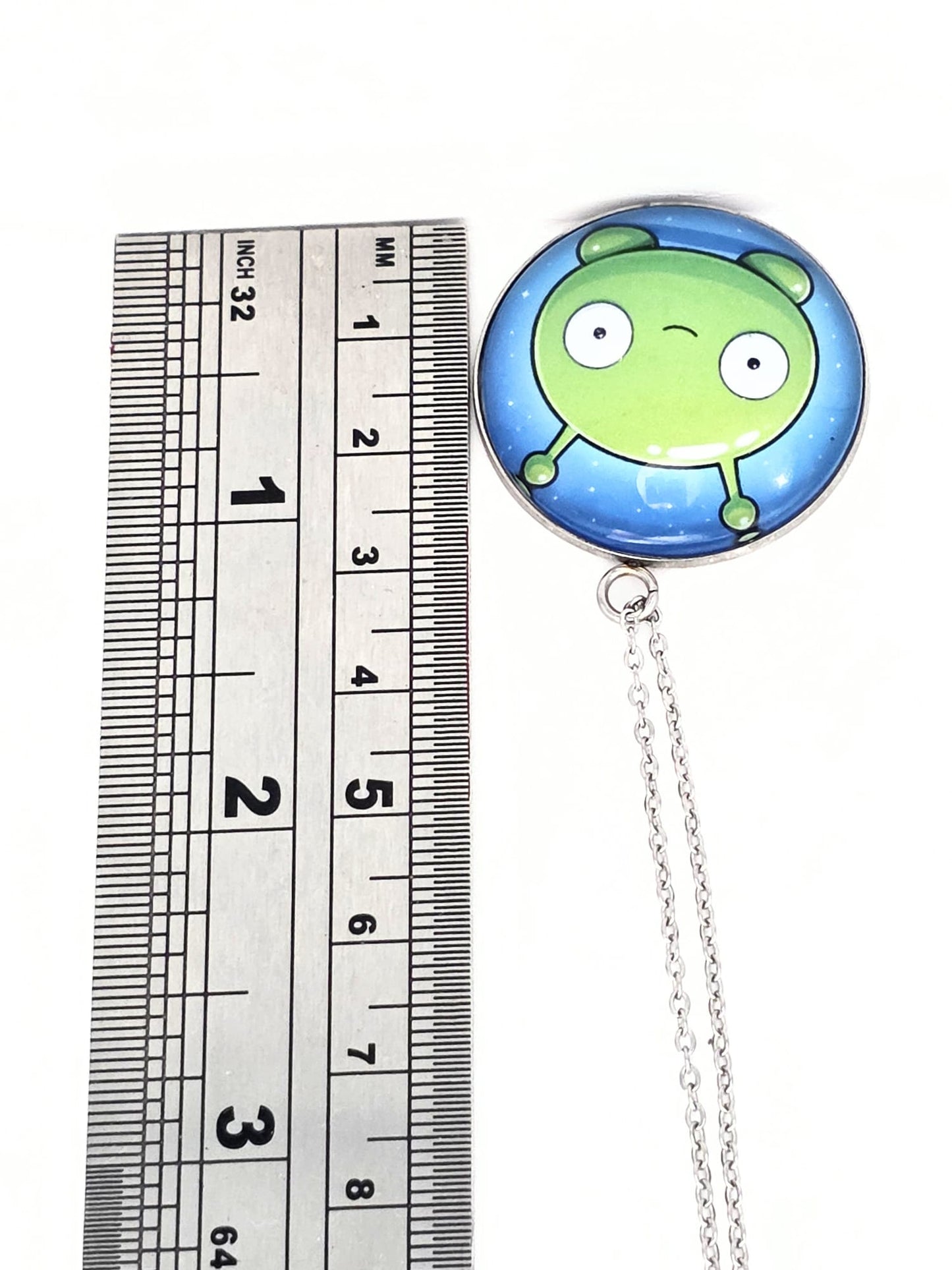 Final Space Inspired Mooncake 30 mm Pendant Necklace
