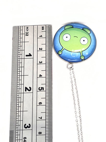 Final Space Inspired Mooncake 30 mm Pendant Necklace