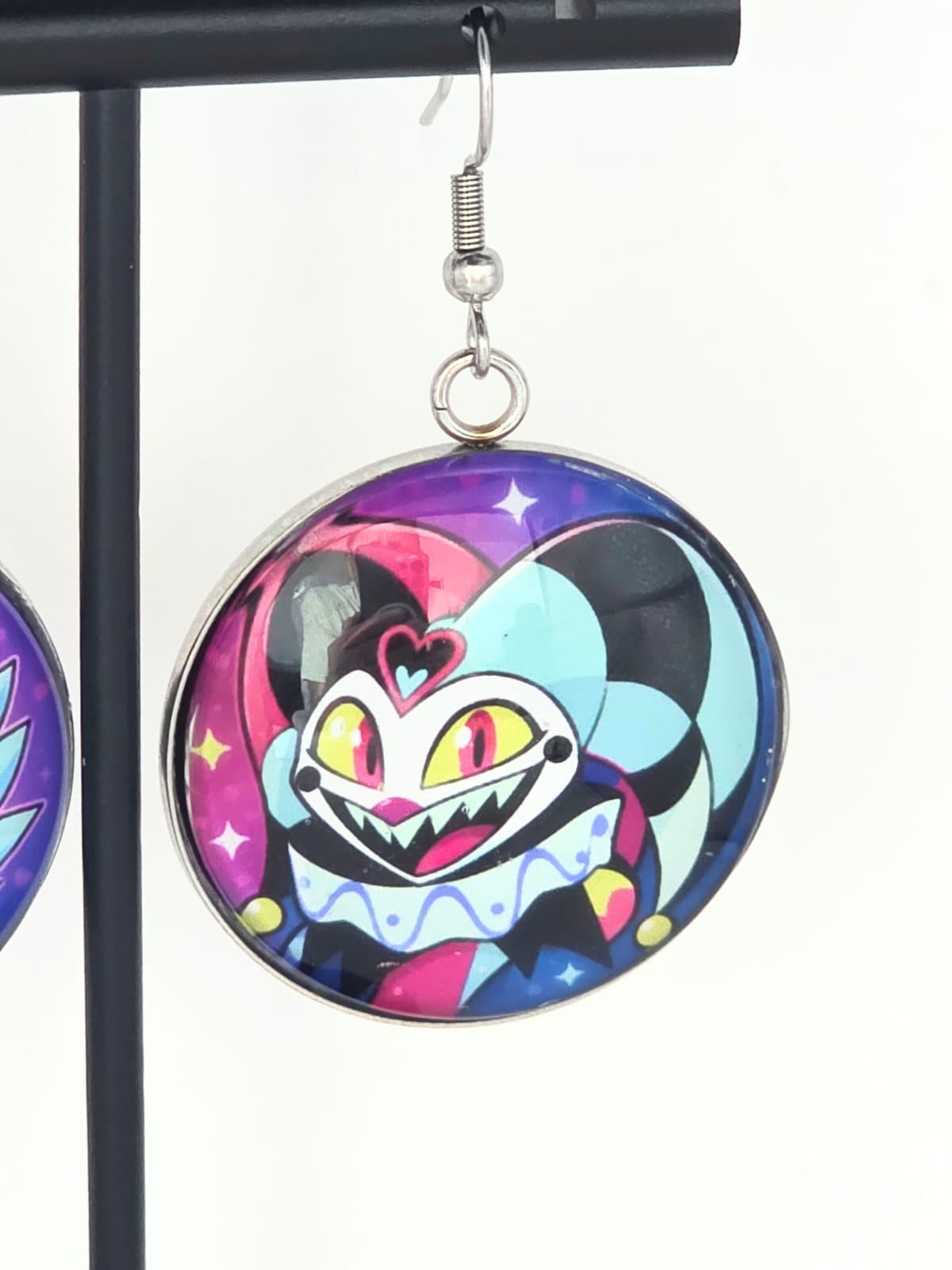 Helluva Boss Inspired Asmodeus & Fizzarolli 30 mm Earrings