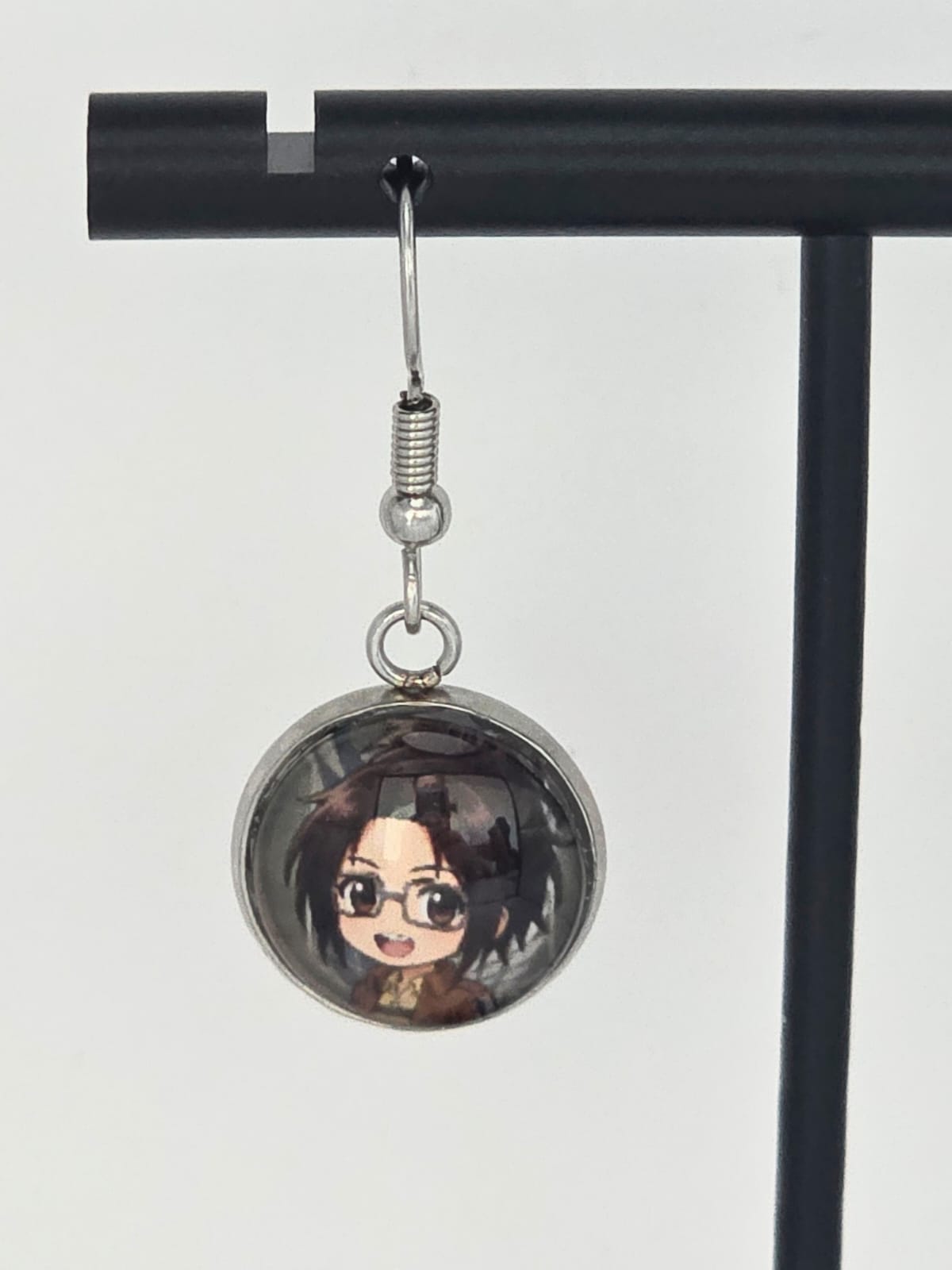 Attack on Titan Inspired Levi & Hange 14 mm Earrings