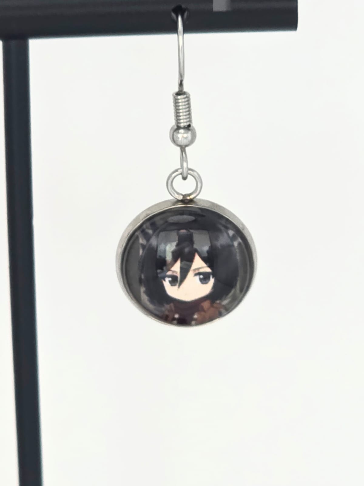 Attack on Titan Inspired Eren & Mikasa 14 mm Earrings