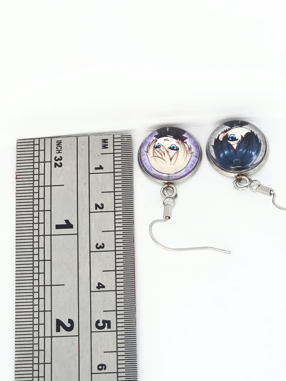 Black Butler (Kuroshitsuji) Inspired Ciel & Alois 14 mm Earrings