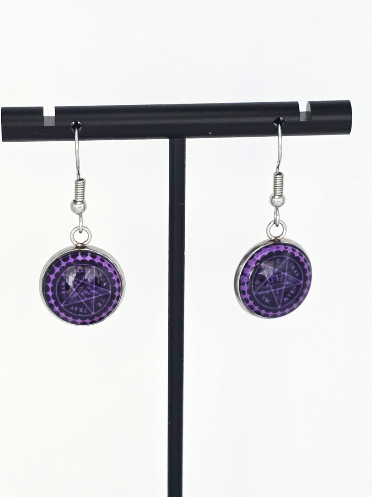Black Butler (Kuroshitsuji) Inspired Contract Seal Symbol 14 mm Earrings