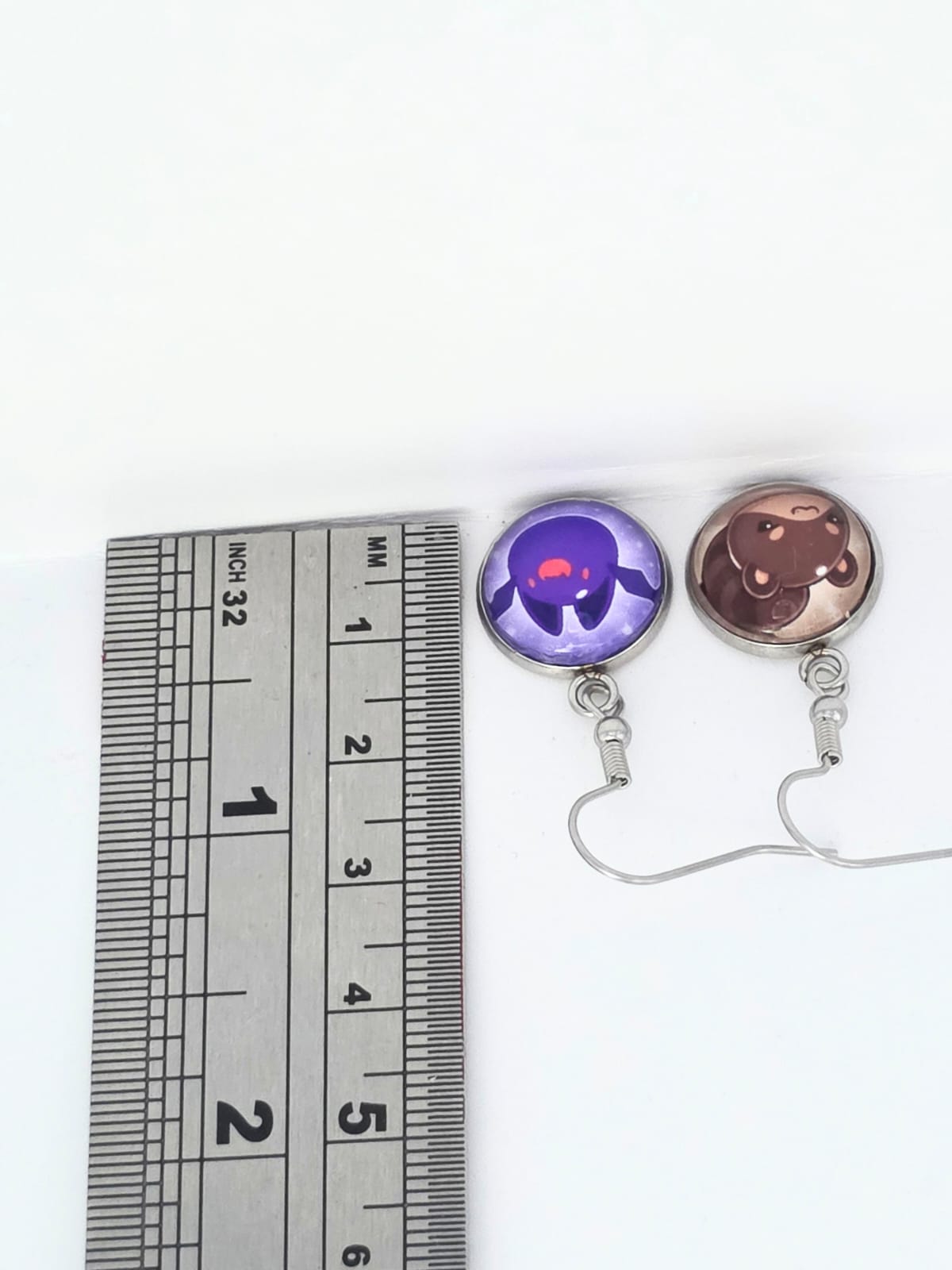 Slime Rancher Inspired Batty Slime & Ringtail Slime 14 mm Earrings