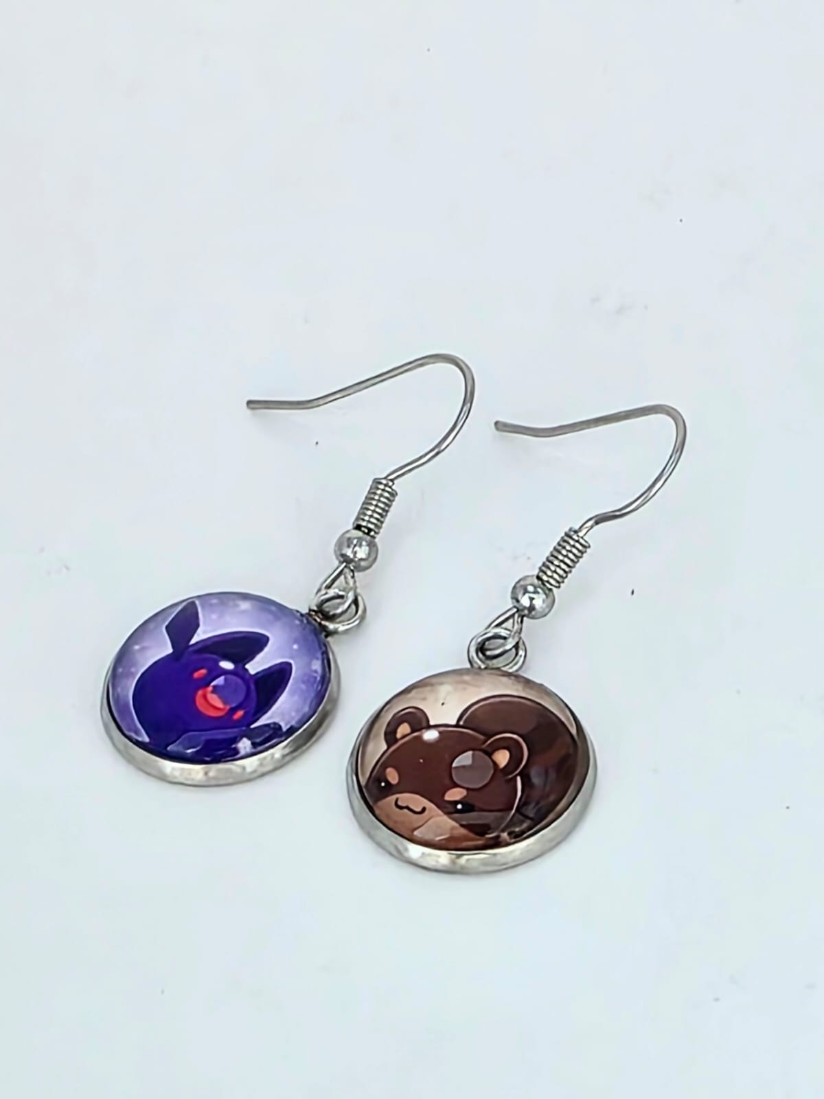 Slime Rancher Inspired Batty Slime & Ringtail Slime 14 mm Earrings
