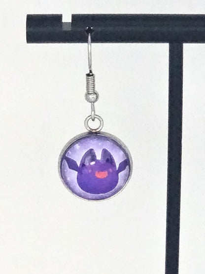 Slime Rancher Inspired Batty Slime & Ringtail Slime 14 mm Earrings