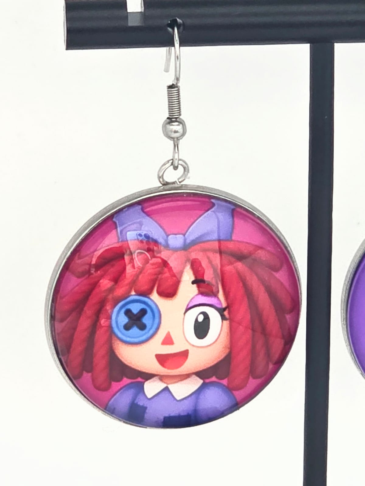 The Amazing Digital Circus Inspired Ragatha & Kinger 30 mm Dangle Earrings