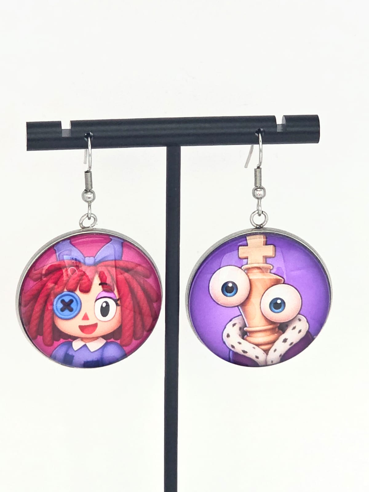 The Amazing Digital Circus Inspired Ragatha & Kinger 30 mm Dangle Earrings