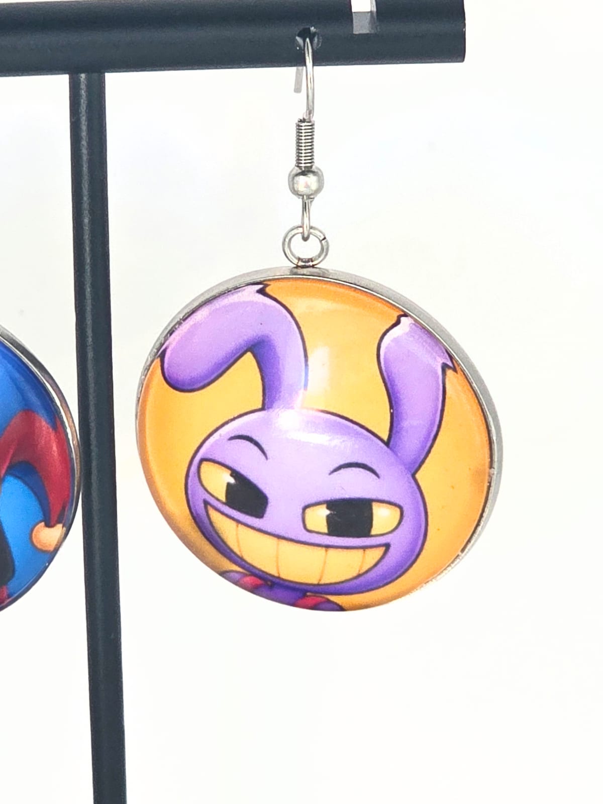The Amazing Digital Circus Inspired Pomni & Jax Dangle Earrings