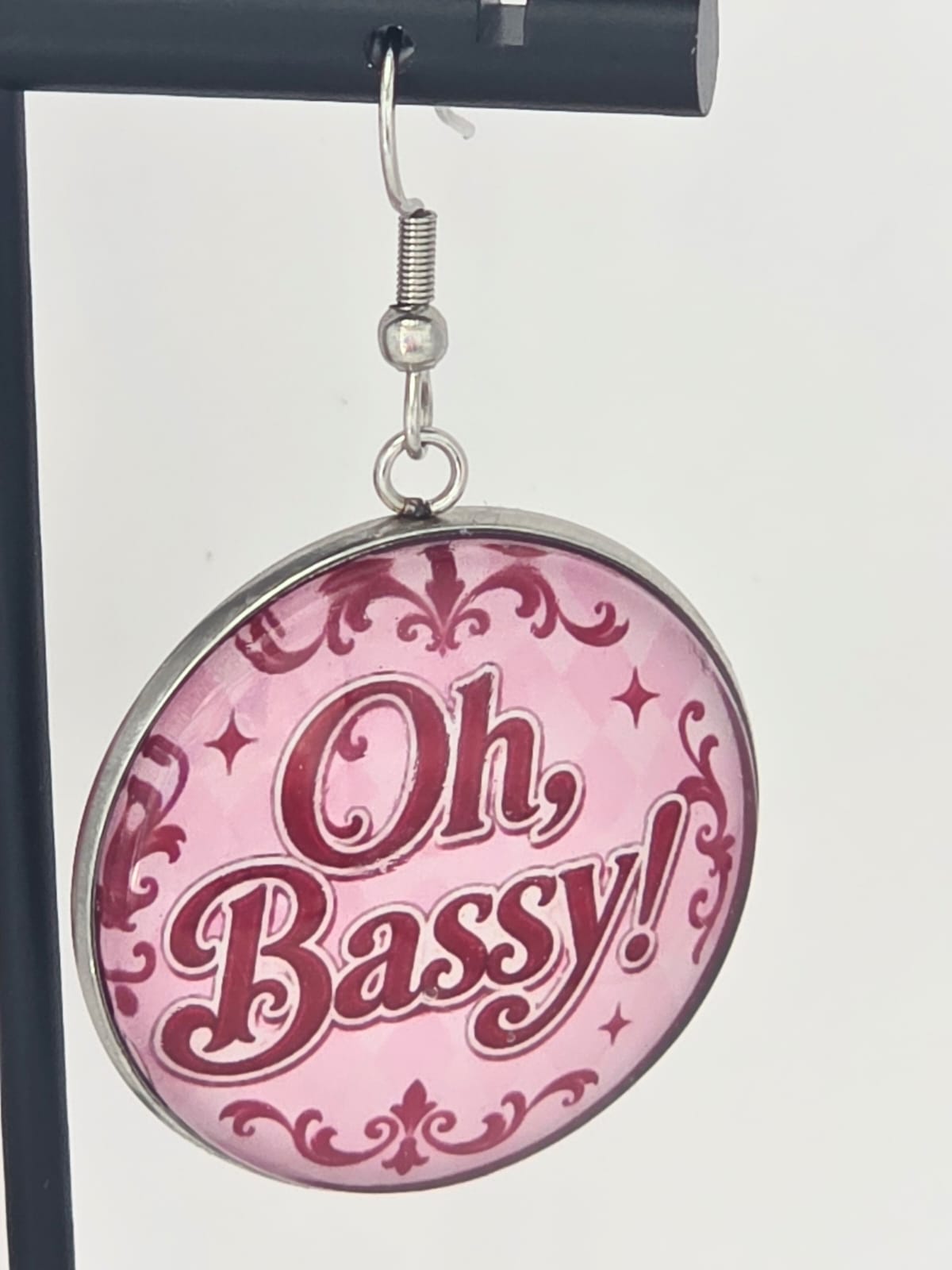 Black Butler (Kuroshitsuji) Black Butler Inspired Grell & Oh, Bassy! Dangle Earrings