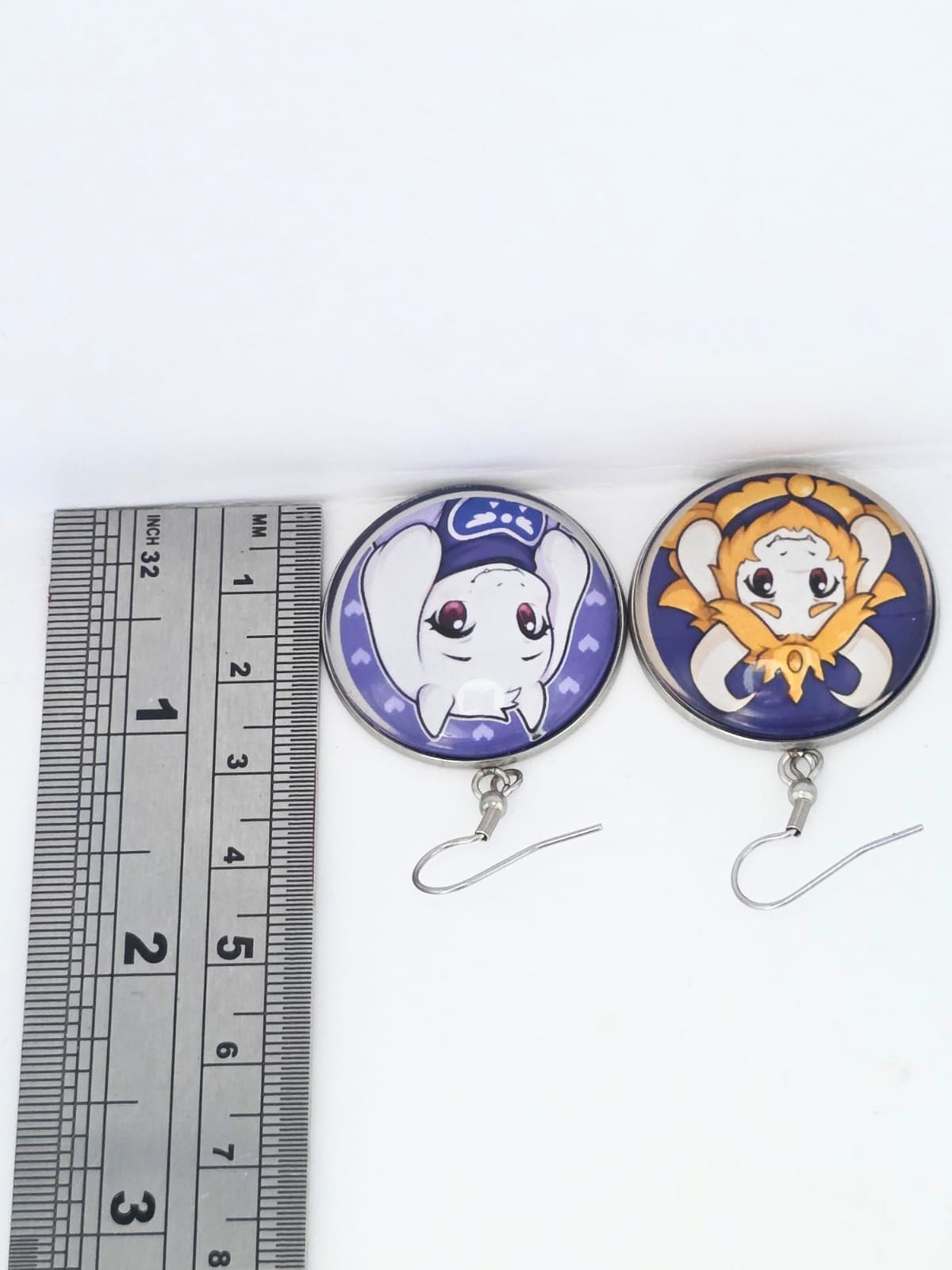 Undertale Inspired Asgore & Toriel Dangle Earrings