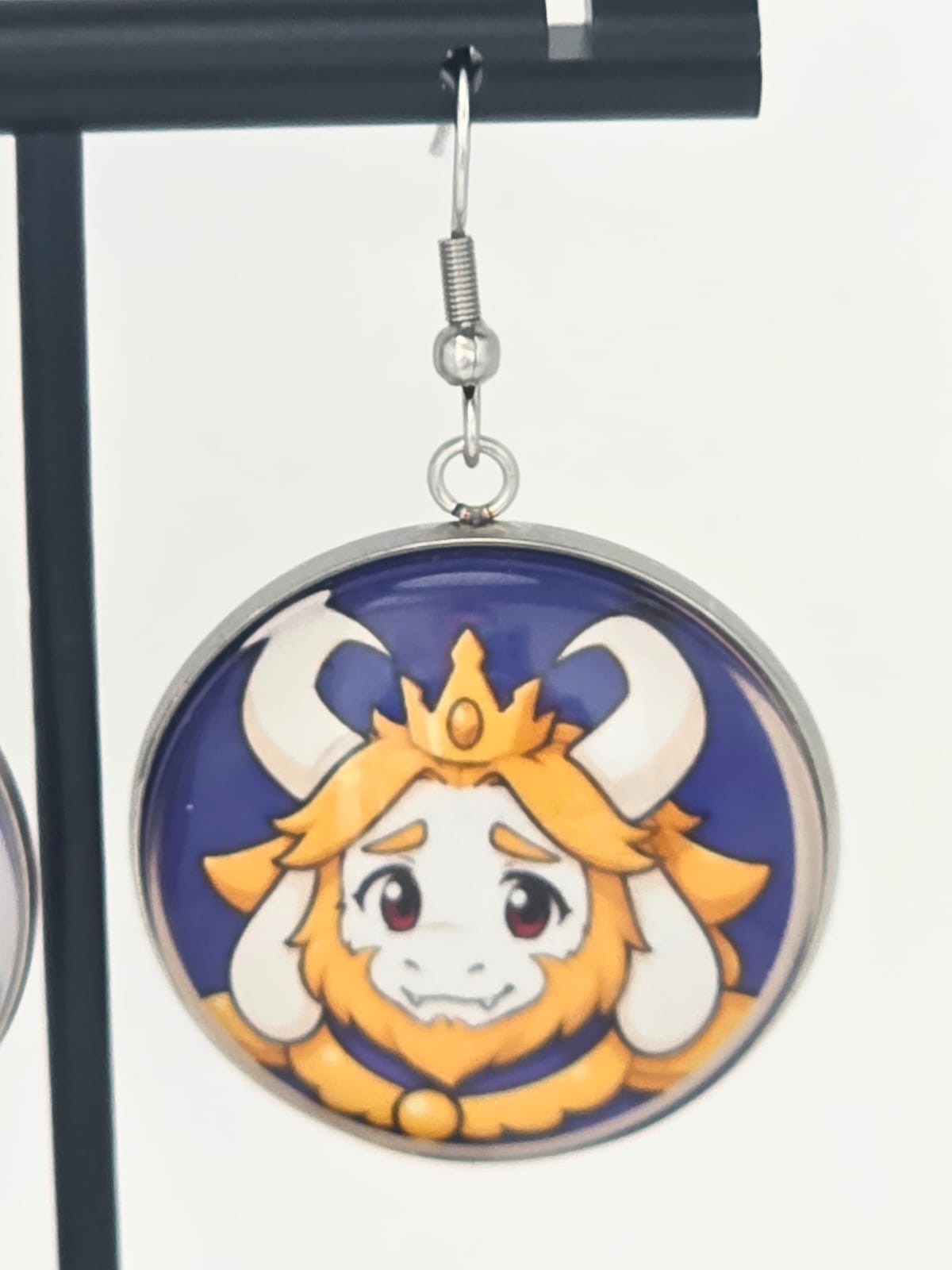 Undertale Inspired Asgore & Toriel Dangle Earrings