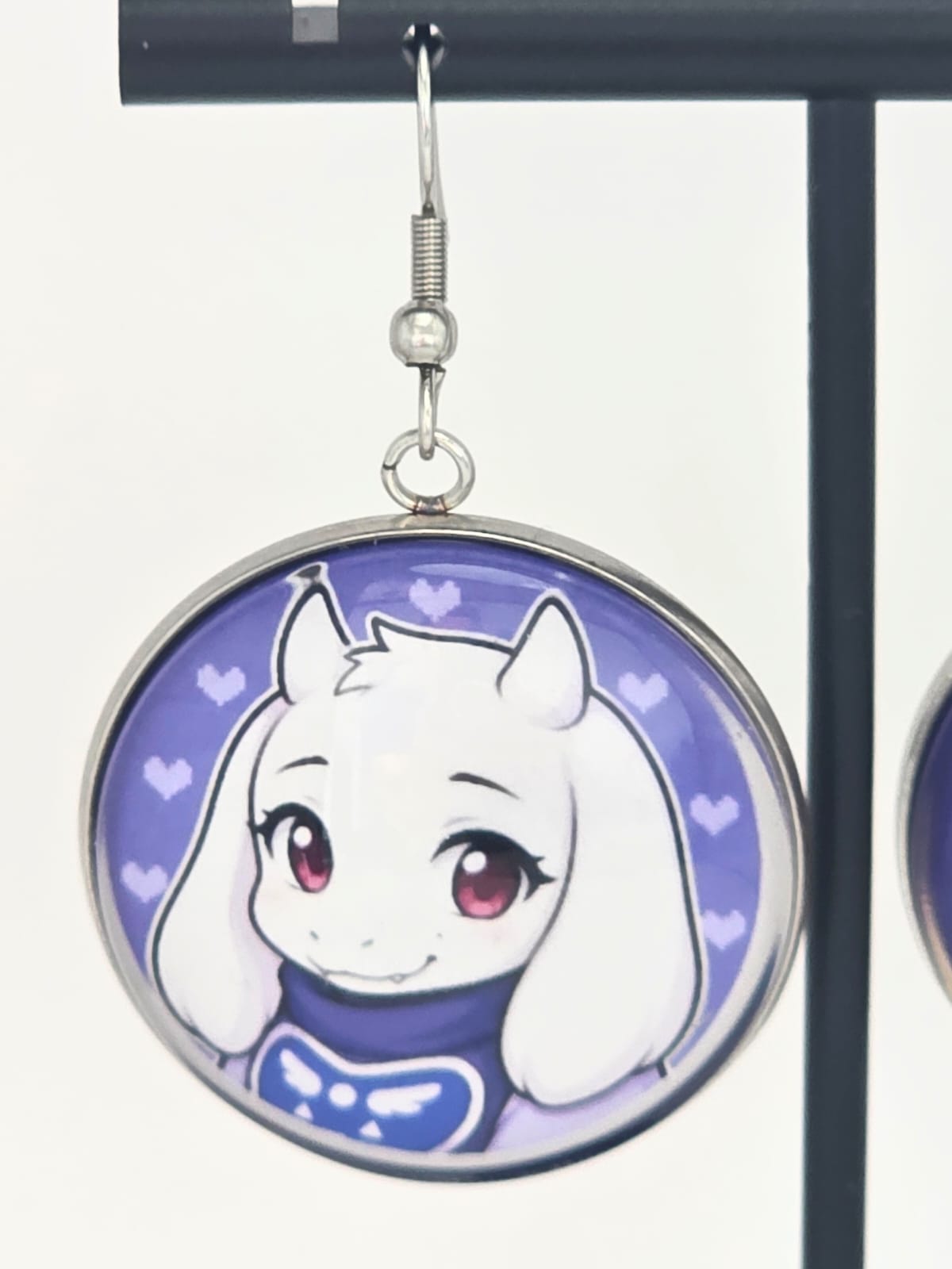 Undertale Inspired Asgore & Toriel Dangle Earrings
