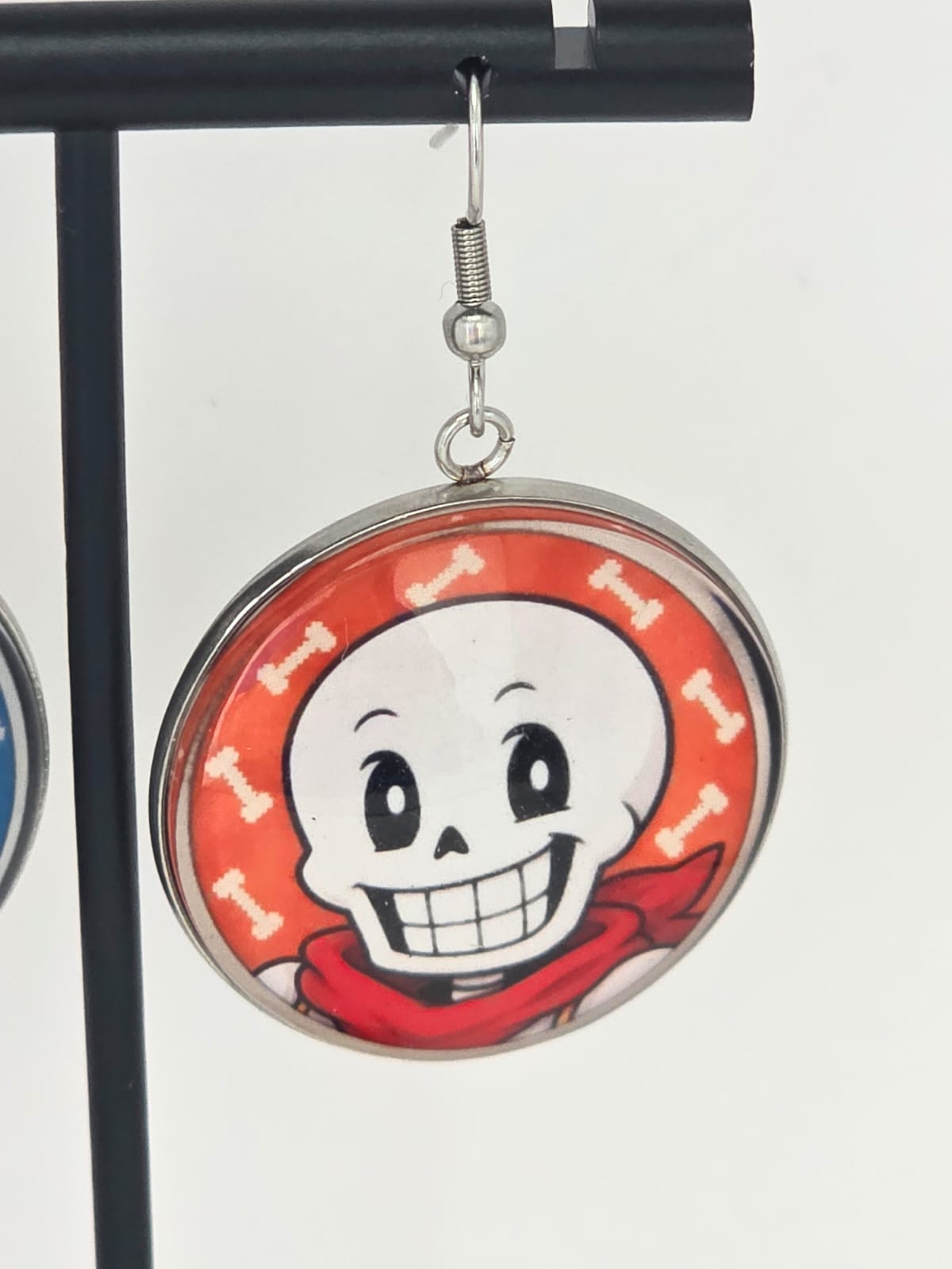 Undertale Inspired Sans & Papyrus Dangle Earrings