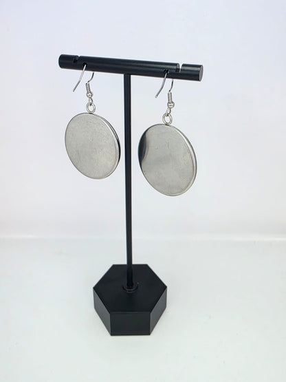 Final Space Inspired Mooncake & Chookity Dangle Stainless Steel Earrings