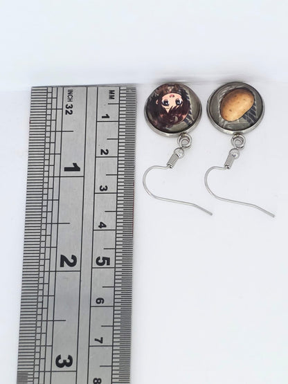 Attack on Titan Inspired Sasha & Potato Dangle Earrings