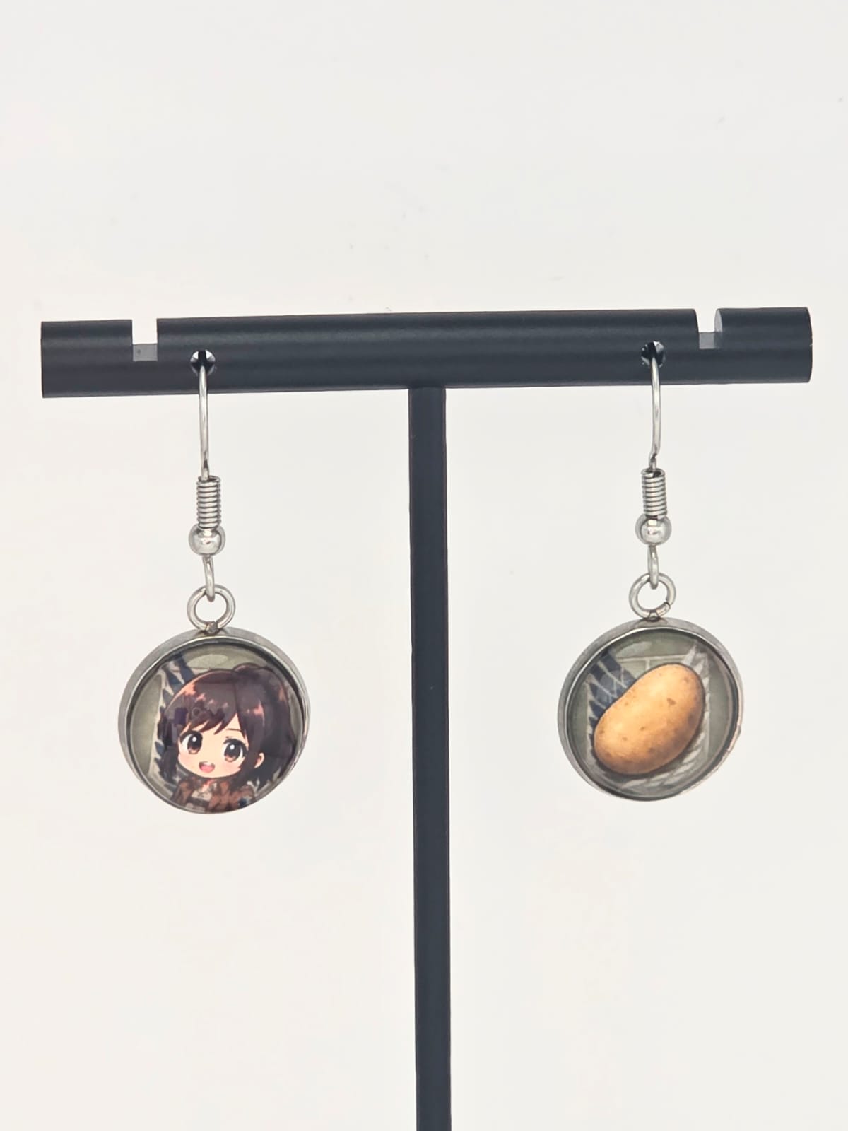 Attack on Titan Inspired Sasha & Potato Dangle Earrings