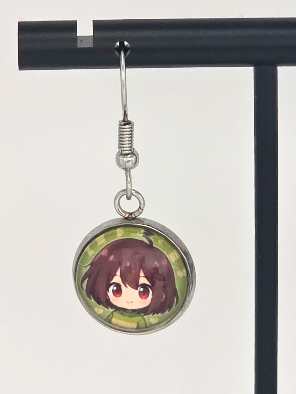 Undertale Inspired Frisk & Chara Dangle Earrings
